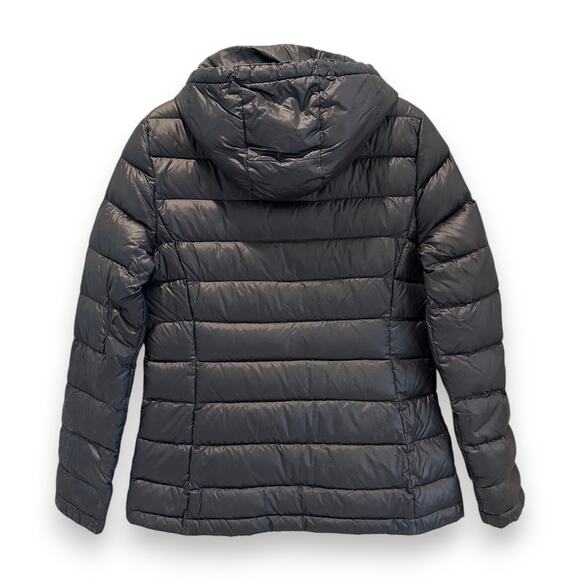 ANDREW MARC | M | Premium Down Black Lightweight Packable Hooded Puffer Jacket - Picture 2 of 7